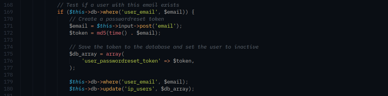 Password Reset Code invoiceplane password reset
