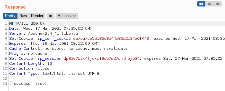 RCE Response invoiceplane rce response